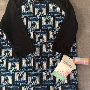 LuLaRoe Black and Blue Disney Top